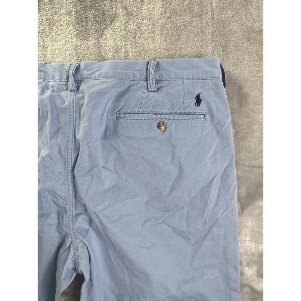 Polo Ralph Lauren The Polo Chino Stretch Slim Fit Light Blue 40x29 Cotton Twill